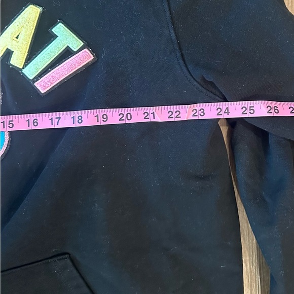 Pro Standard Black CINCINNATI BENGALS Neon Fleece Pullover Hoodie 2XL XXL - Picture 9 of 9